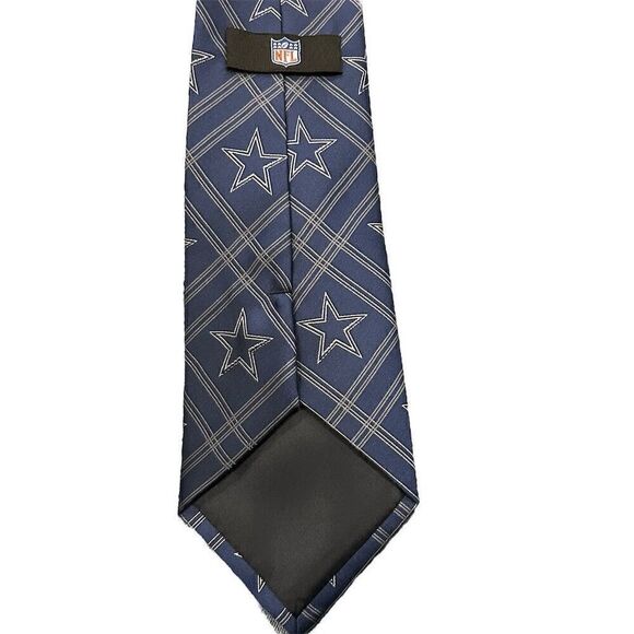 Dallas Cowboys Men's Blue Necktie NFL Football Team Fashion Accessory - Picture 2 of 4